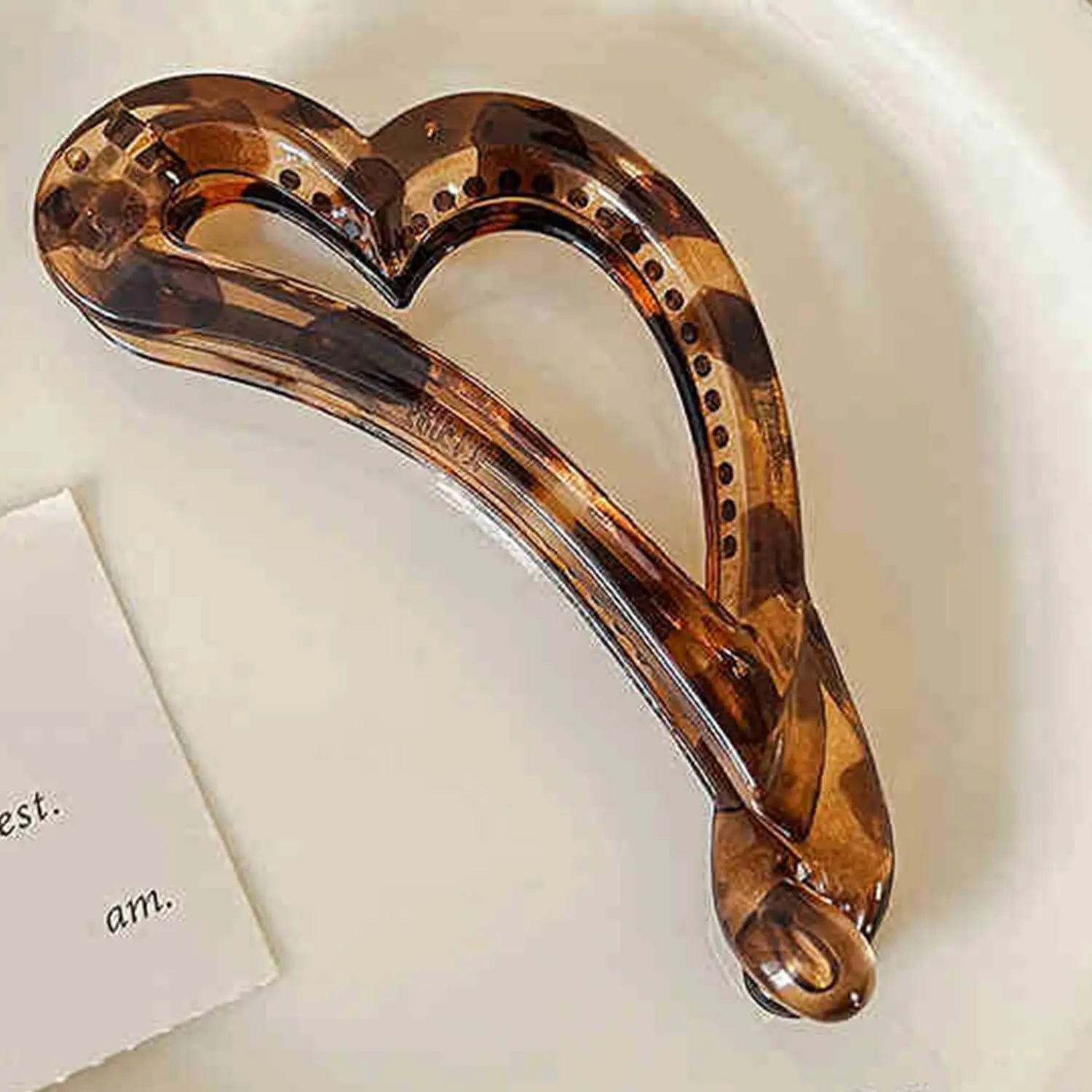 Прозрачные заколки для волос пластиковые зажимы-бананы женский инструмент