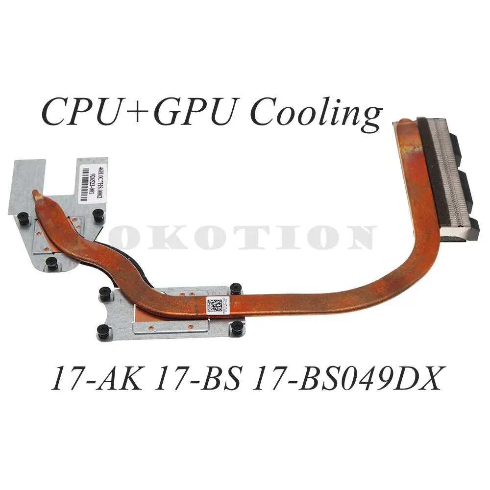 Новый Кулер Для HP ENVY 17-AK 17-BS 17-BS049DX 17-BS013TX радиатор для процессора GPU радиатор 926523-001