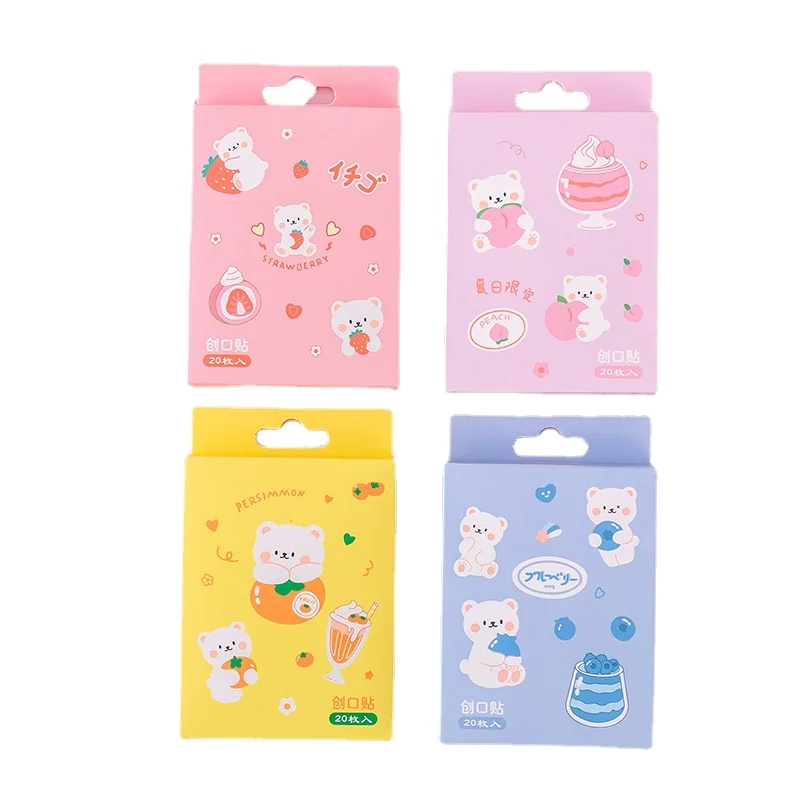 

20pcs/box Waterproof Band Aid for Children Kids Cartoon Wound Patch Medical Adhesive Bandages Plasters First Aid Emergency Patch