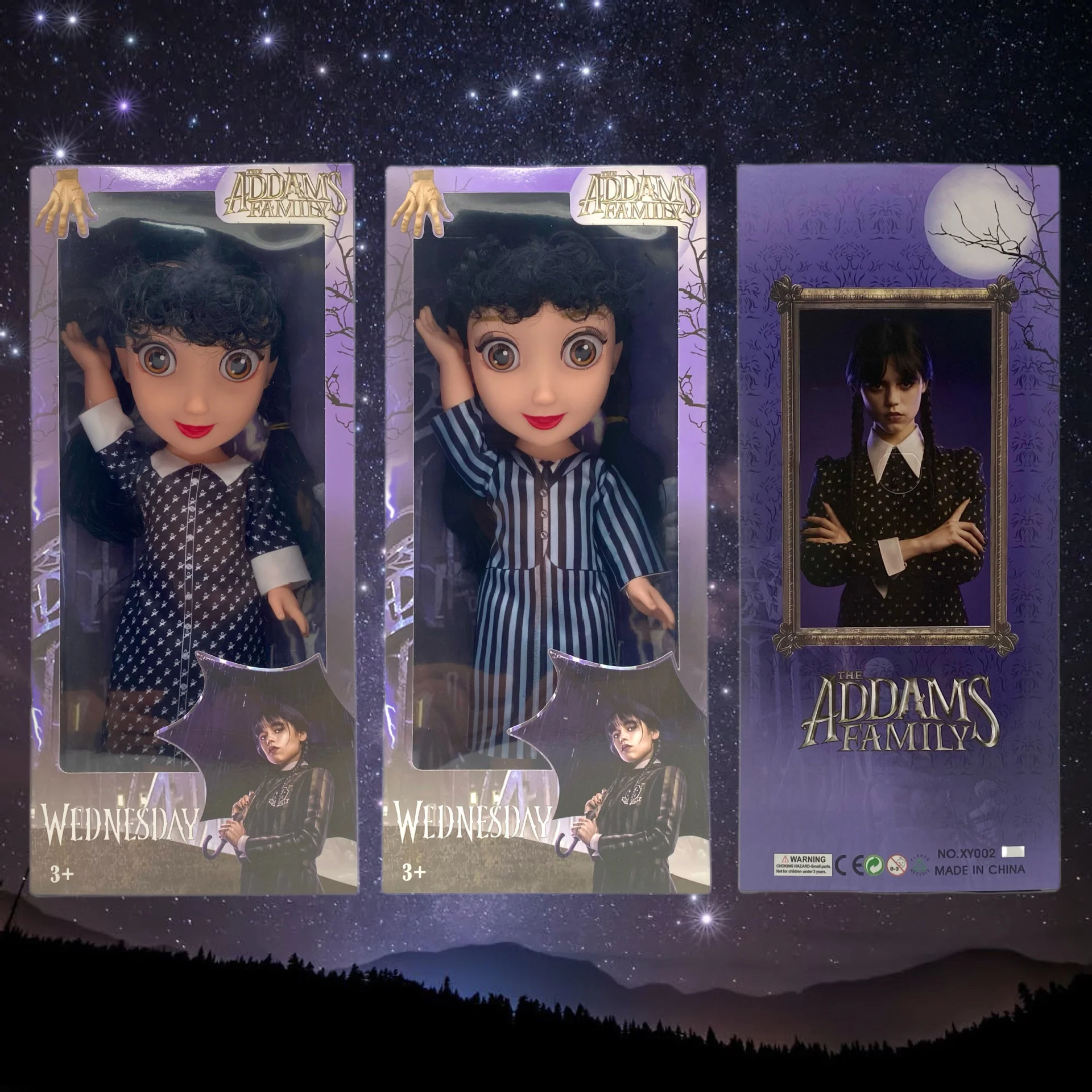 

Wednesday Addams BJD Jointed Doll 11-14 Inch Remove Joints Fashion Dolls With Full Set Clothes Dress Up Girl Toy Birthday Gifts
