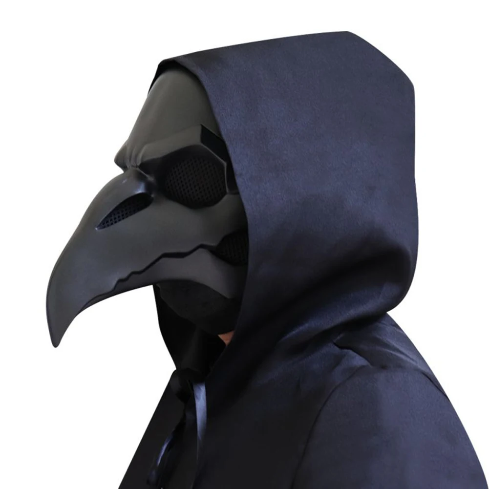 The Reaper Punk Mask Cosplay OW Plague Doctor Crow Birds Beak Long Nose PVC Type Steampunk Masks Halloween Costume Props | Дом и сад