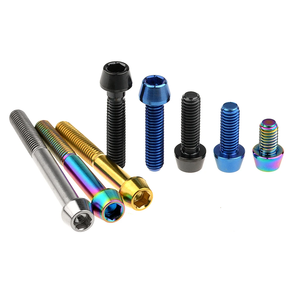 Xingxi 5 шт. M5x 9 16 18 20 25 30 35 40 45 50 55 60 мм шестигранный ключ коническая головка болт винт