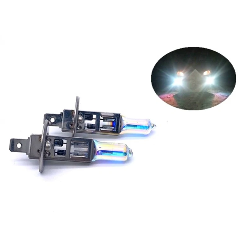 

H1 Halogen Bulb 12V 55W Color Blue light Quartz Glass Car Headlight Lamp H1 Xenon Quartz Halogen Lamp