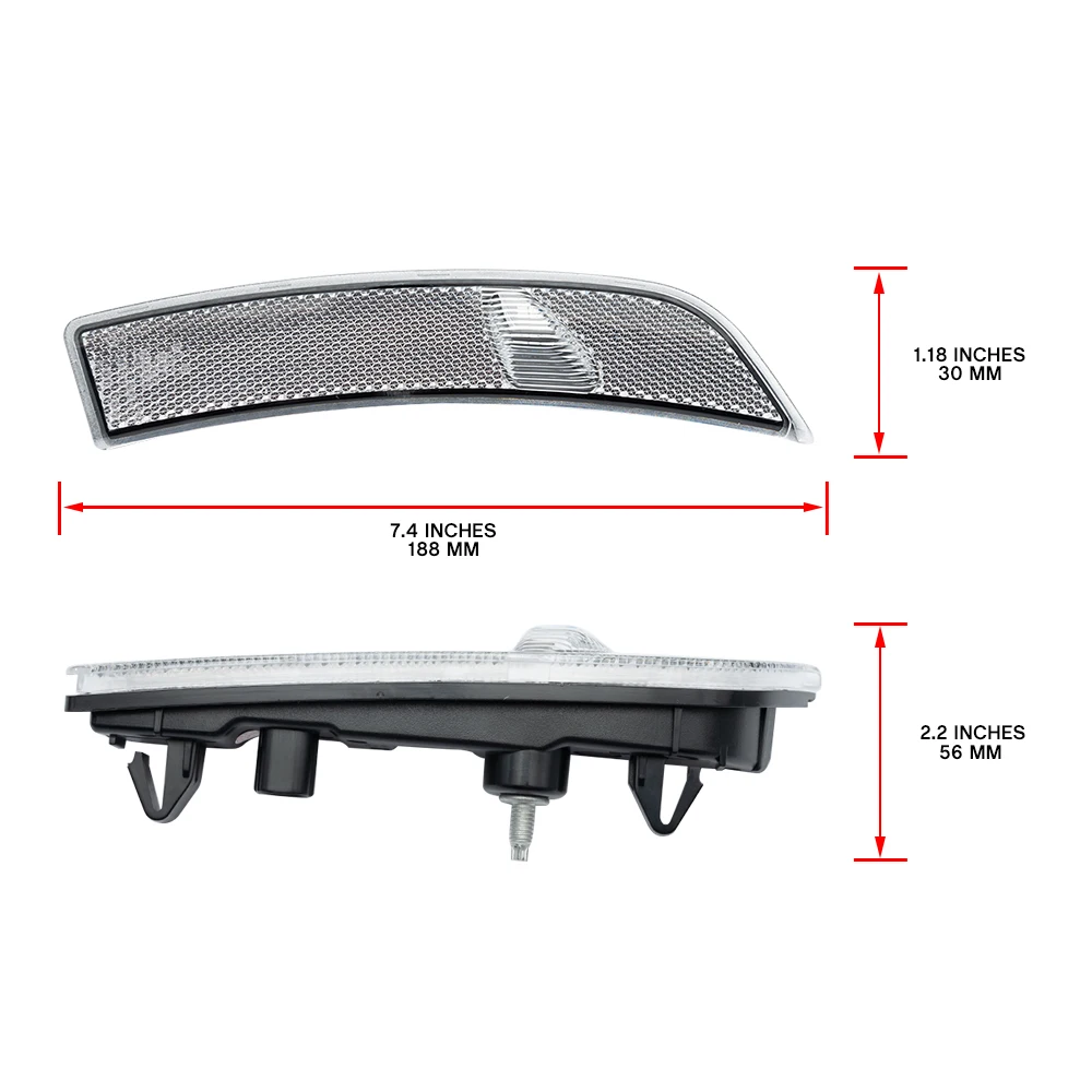 

2x стиль JDM для Toyota GR86 ZN8 для Subaru BRZ ZD8 2022+ бампер светодиодные фонари для крыльев боковые габаритные огни автоматические указатели поворота поворотники