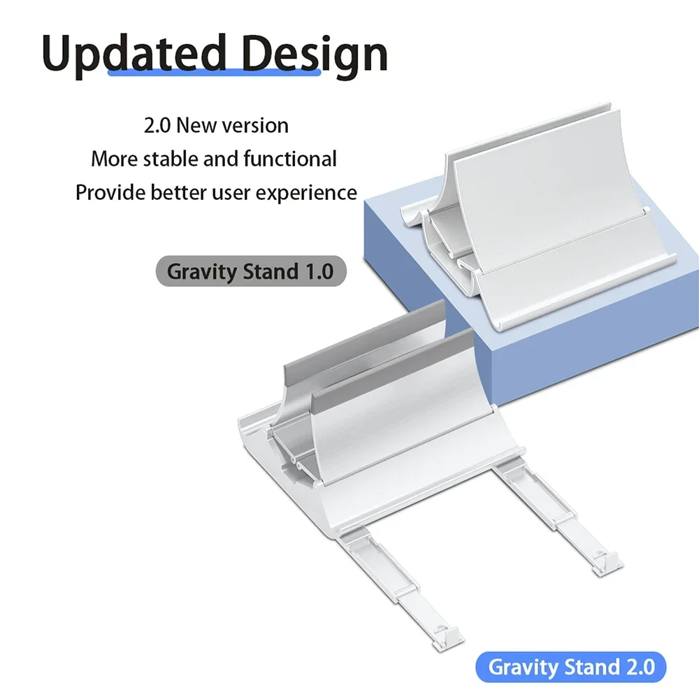 Вертикальная подставка для ноутбука 2 в 1 держатель MacBook Air Pro нескользящий