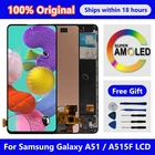 Оригинальный ЖК-дисплей 6,5 дюйма для Samsung Galaxy A51 с сенсорным экраном и дигитайзером для Samsung A515 5G LCD A515F A515FDSN, запасные части