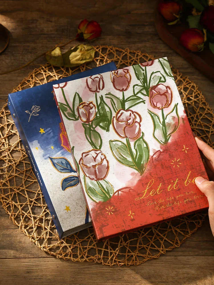 Папка для фотокарт формата А5 с бандажным галстуком 3 дюйма 4 сетки фотокарточки