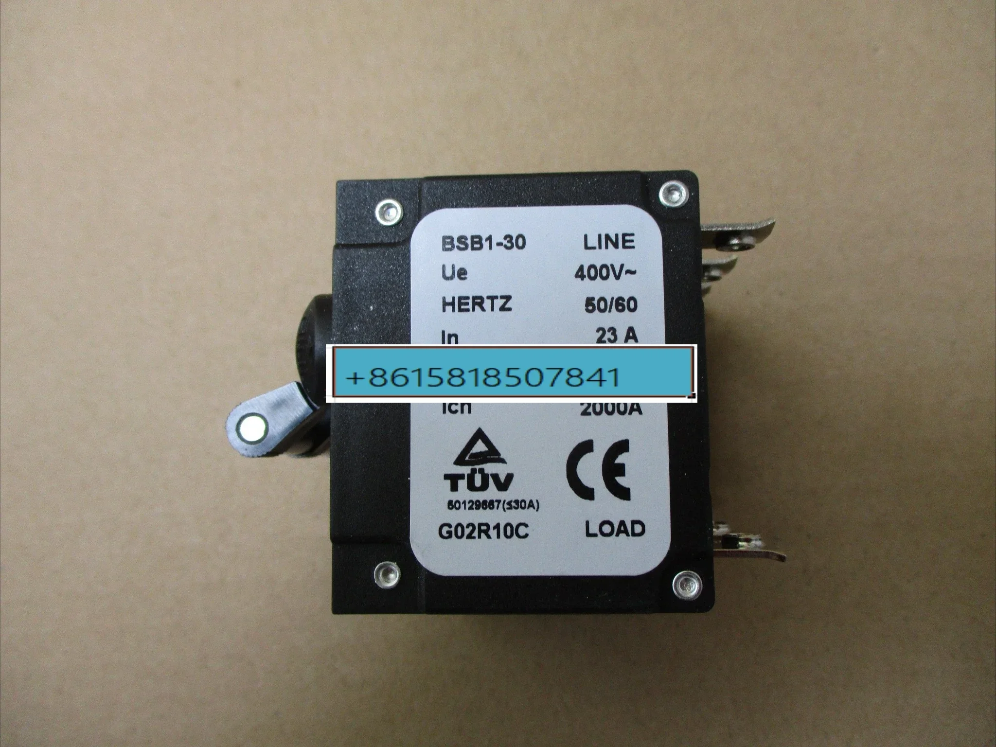 Трехфазный автоматический выключатель 8A 10A 12A14.5A15 16A20A 23A30A35A40A50A