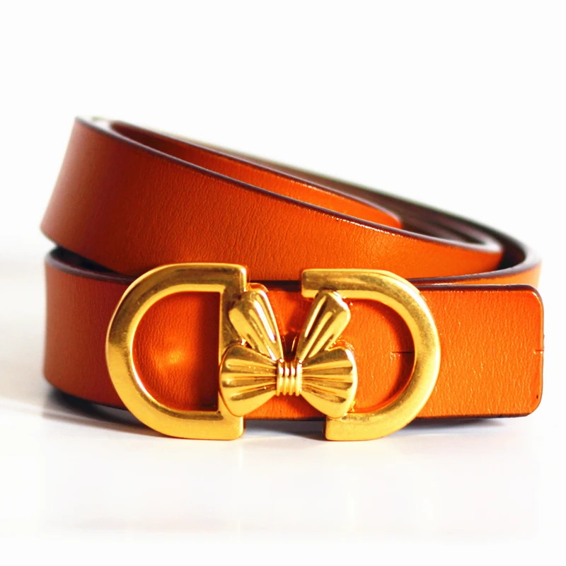 Genuine Leather Belts for Women Second Layer Cowskin Woman Belt Vintage Pin Buckle Strap Jeans