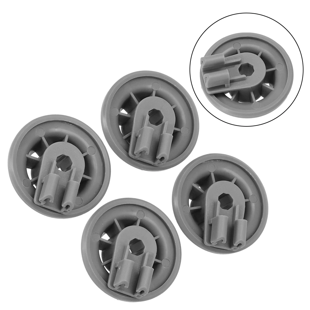 4-х шт. колеса нижней корзины для Bosch Siemens 611475 165314 00611475 Запасные части бытовой