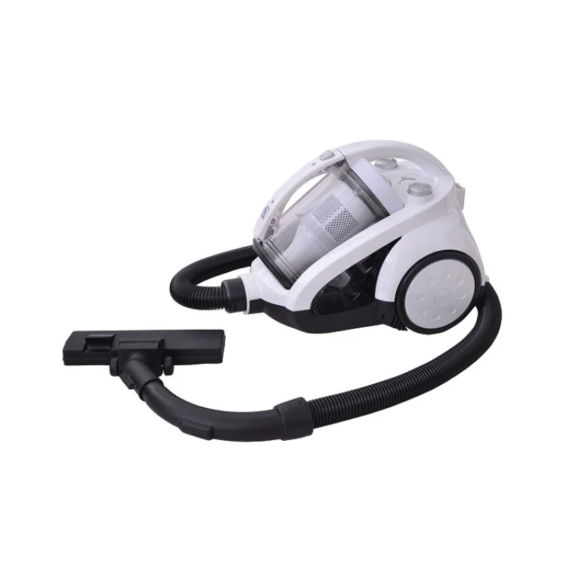 

Bagless dry vacuum cleaner with wheels