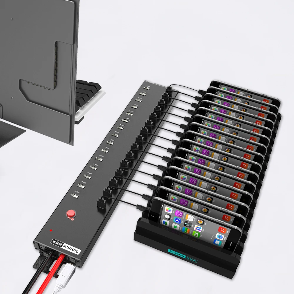 

A812 Siploar 30 port type c charging hub 2A fast charging station network hub for phones refurbished