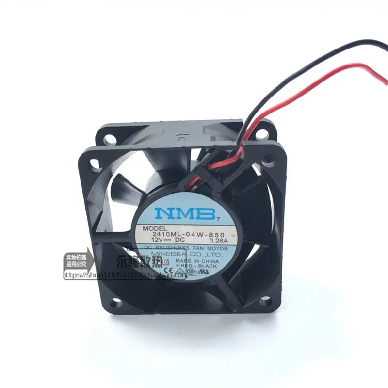 Оригинальный 2410ML-04W-B50 12 В 0.26A 6 см 60*60*25 мм двойной шар Стандартный Вентилятор охлаждения