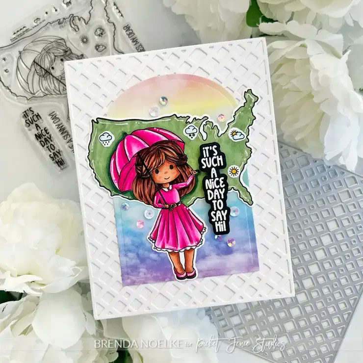 Солнце темные облака воздушный шар металлический трафарет для резки DIY