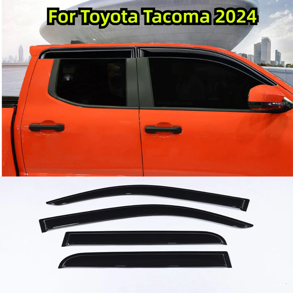 Подходит для Toyota Tacoma 2024 автомобильный оконный козырек дефлектор защита от солнца