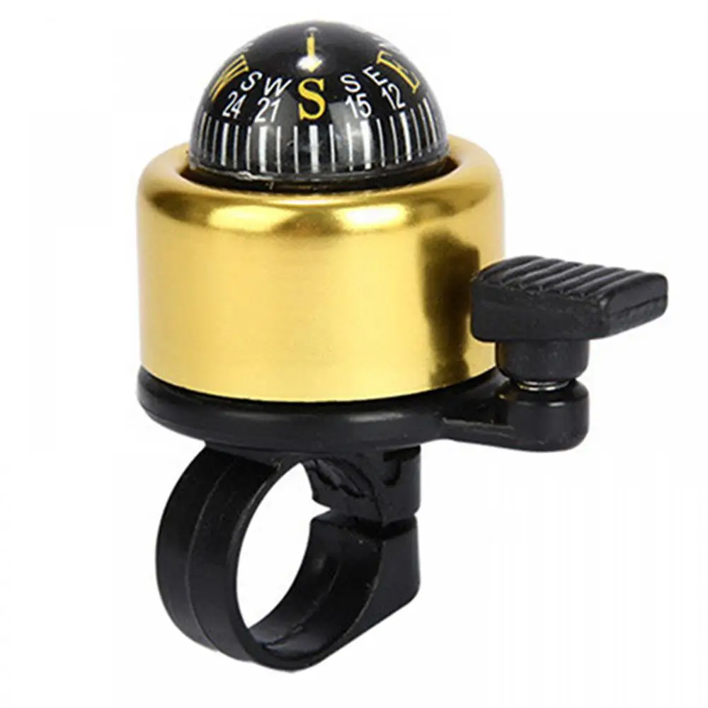 

1PCS Golden Bike Bicycle Cycling Handlebar Compass Bell Safety Bell Ring Loud Sound Bells Ultra-loud MTB Road Bikes Horn TSLM1