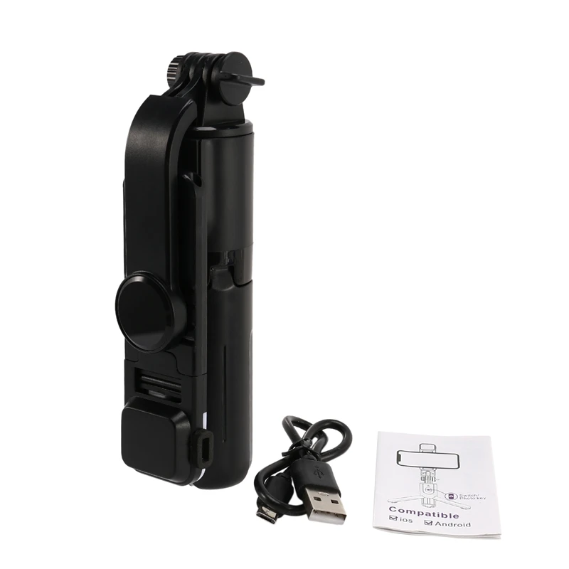 

Беспроводная селфи-Палка с дистанционным управлением по Bluetooth и уличный Штатив для прямой трансляции, раздвижная селфи-Палка с заполнясвет...