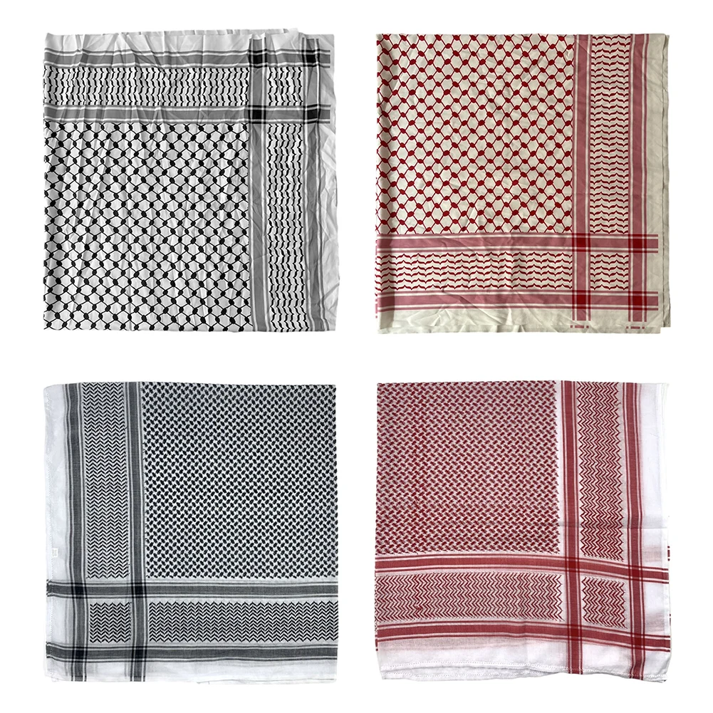 VKTECH арабский платок для взрослых и мужчин хлопковая шаль-кафия жаккардовый