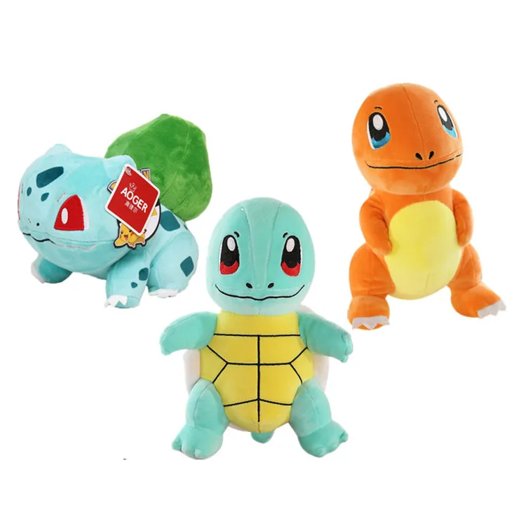 

20cm Pokemoned Bulbasaur Charmander Squirtle Collection Stuffed Animal Toy Stuffed Plush Toys