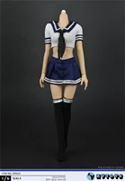 zytoys 16th zy5014 female cropped short skirt sailor outfit dress model without body for 12inch body doll accessories