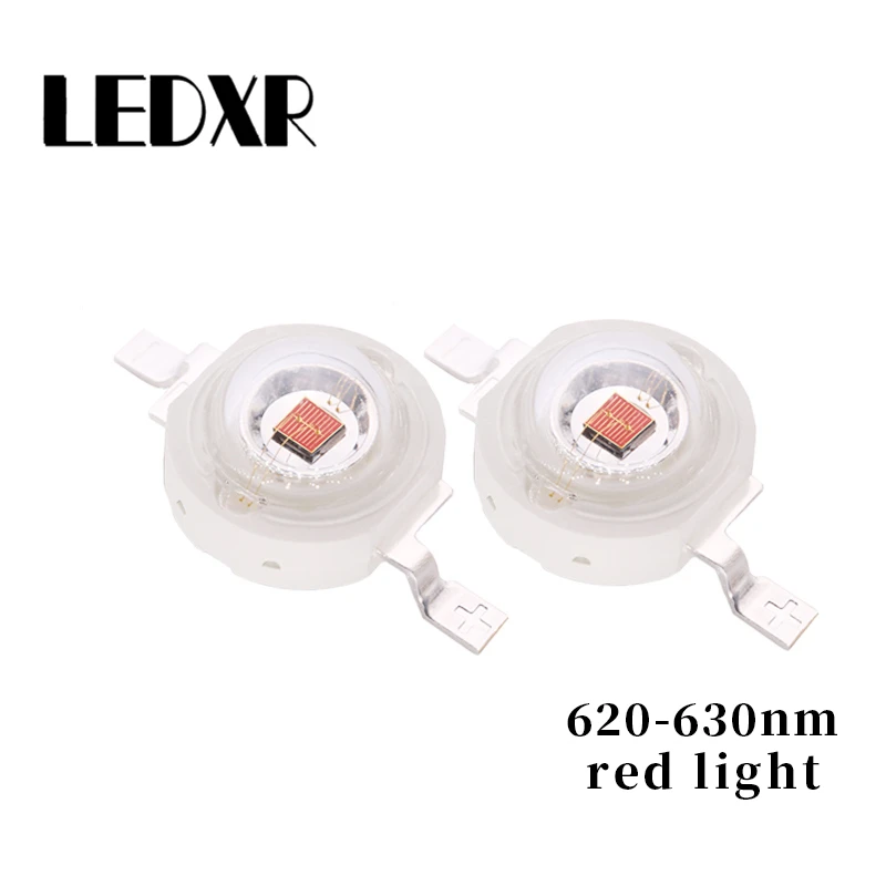 

Светодиодная лампа высокой мощности 100 люмен, красный свет, 620-630nm1/3/5 Вт, ландшафтный свет, сценический источник света, Сварочная алюминиевая ...
