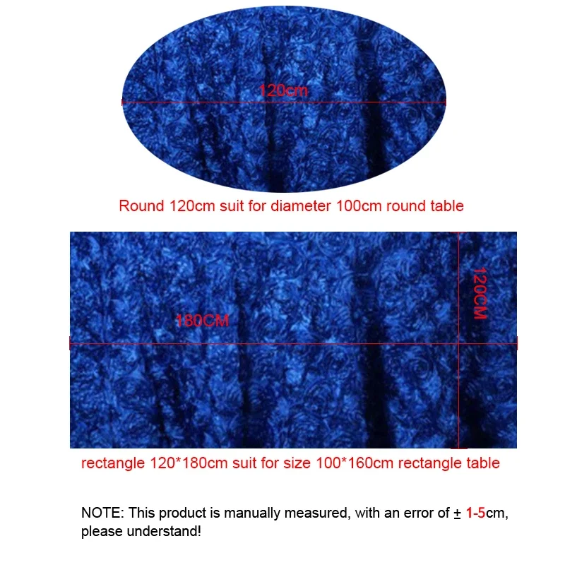 3D скатерть в виде лепестков роз