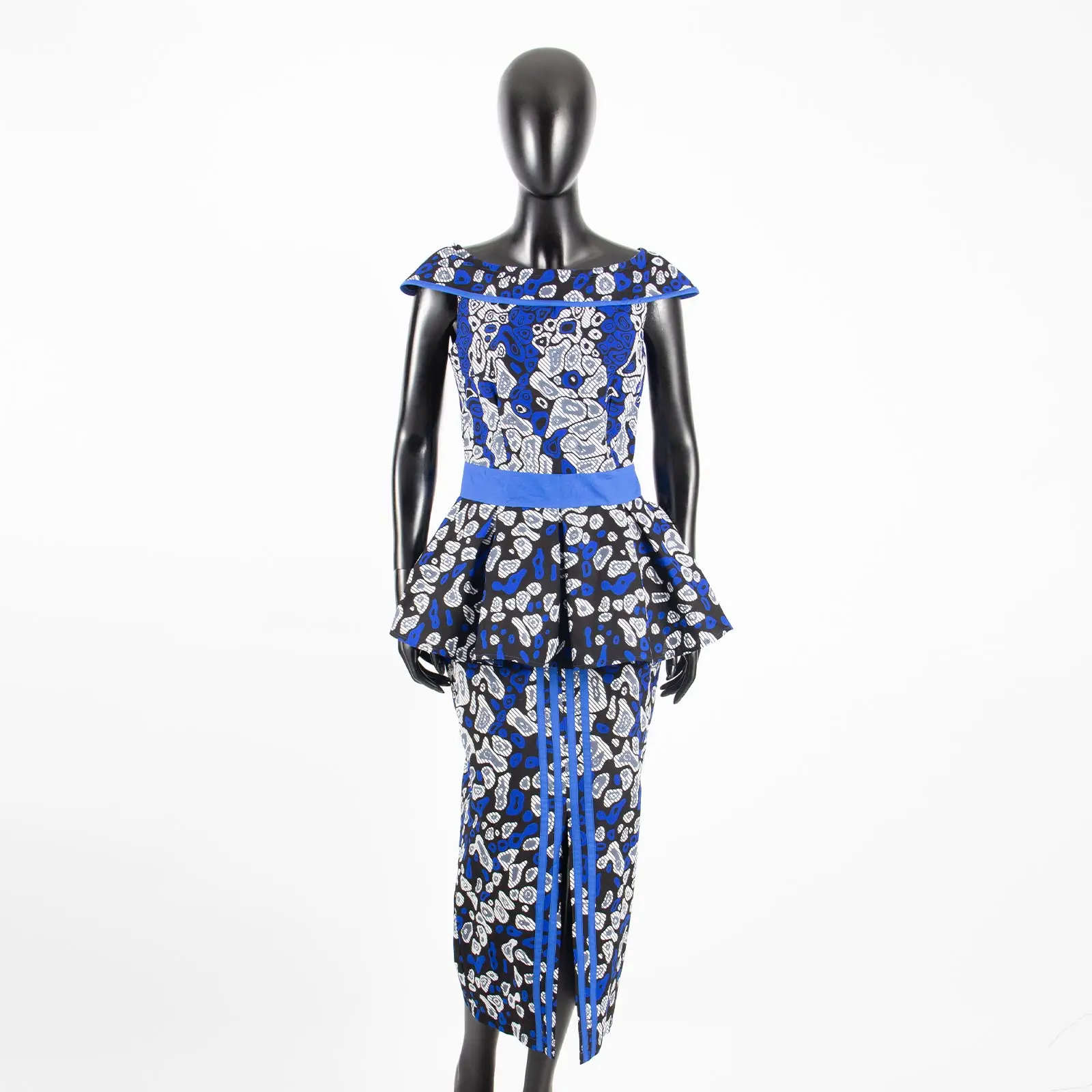 Женские костюмы с юбкой лоскутный топ Африканским принтом и длинная юбка