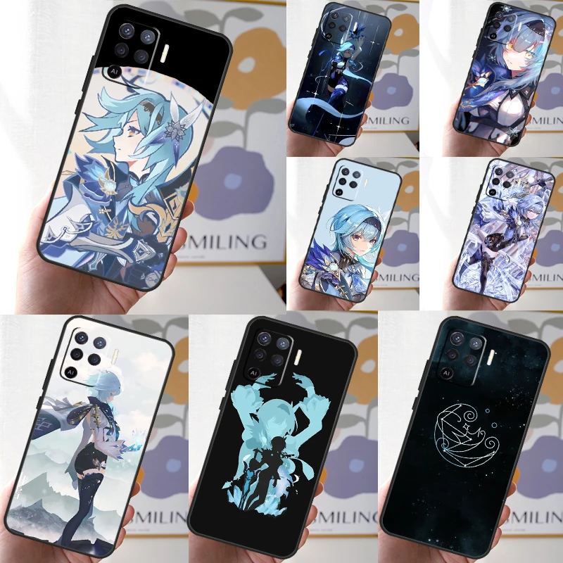Genshin Impact Eula для OPPO A98 A78 A58 A79 A15 A17 A77 A16 A76 A96 A52 A72 A5 A9 A94 A74 A57S A53S A54S чехол