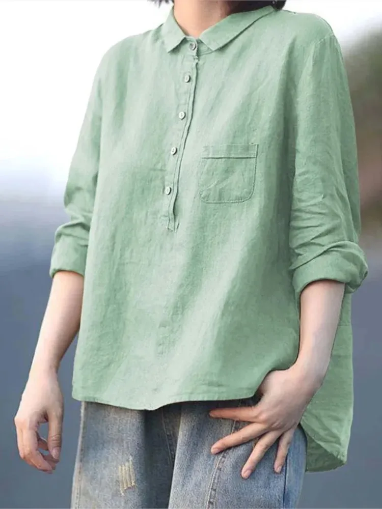 Модные Зеленые рубашки женская одежда стильная рубашка с длинным рукавом модная