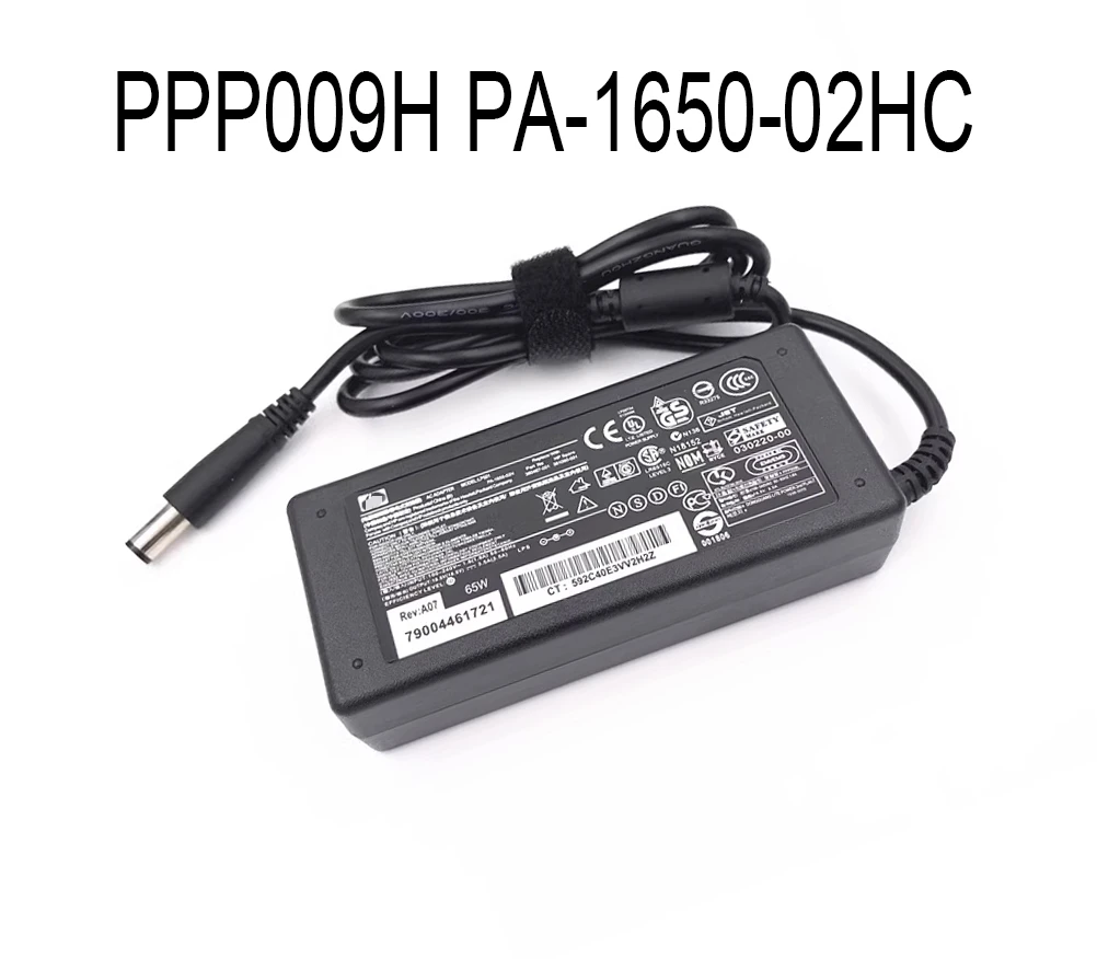 Адаптер для ноутбука PPP009H PA-1650-02HC 65 Вт 18 5 в а AC/DC