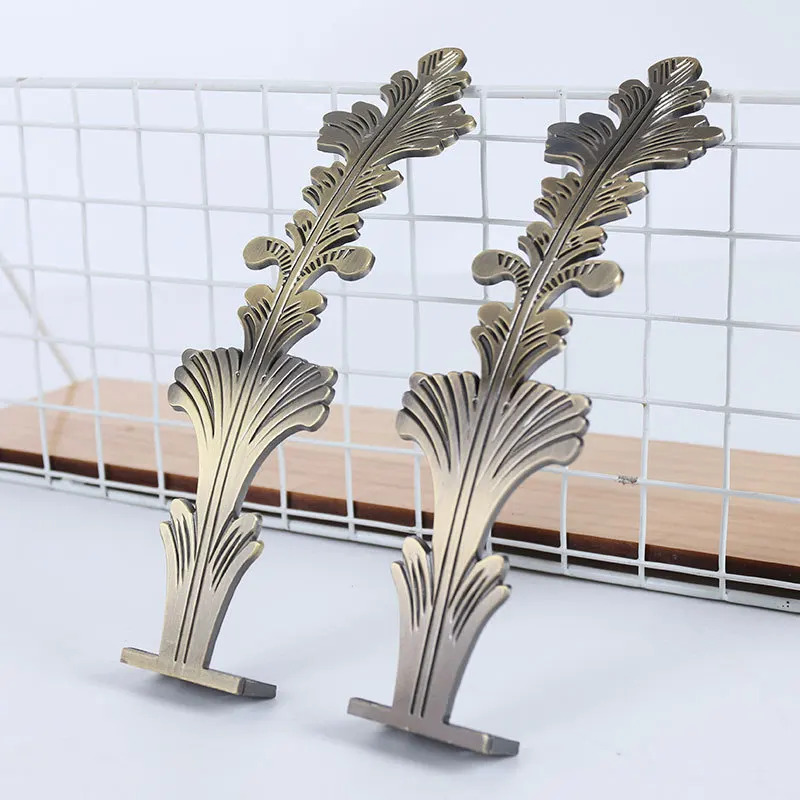 

Одна пара, литой крючок в форме хвоста Феникса для занавесок, бандажные ремни, украшение для дома, свадебная мода # D