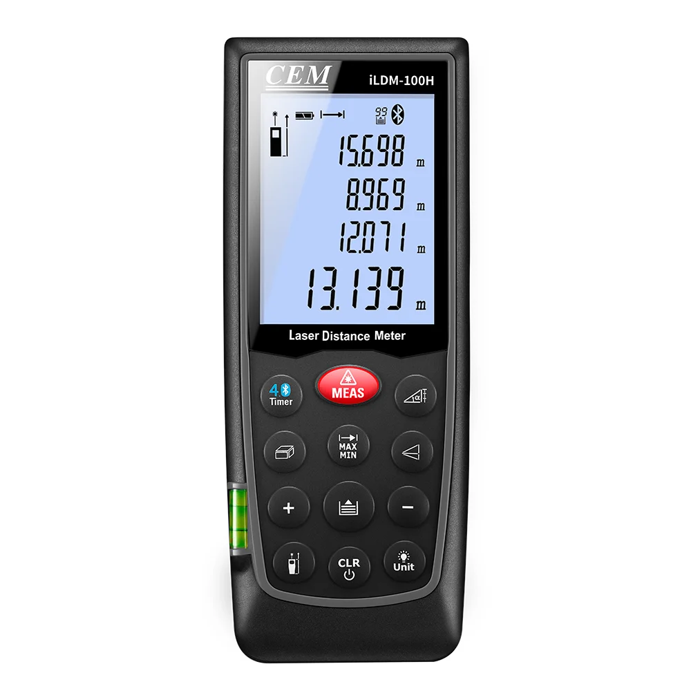 

CEM iLDM-100H Professional bluetooth rangefinder laser distance meter 100m with CAD function
