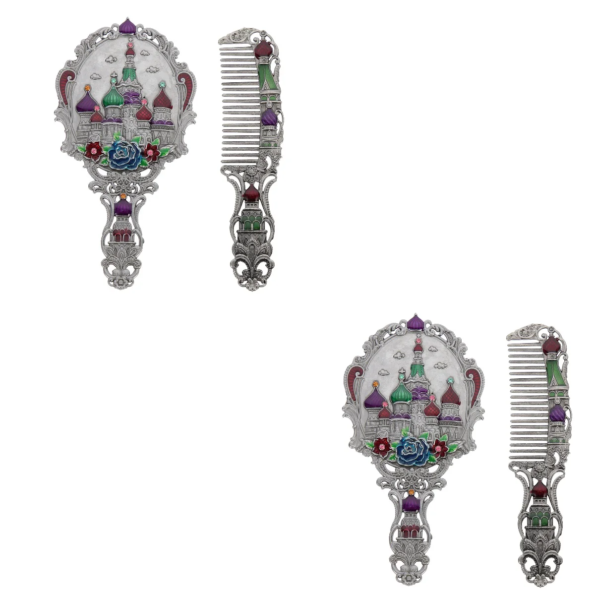 2 комплекта женских кошельков косметическое зеркало винтажное для девочек с