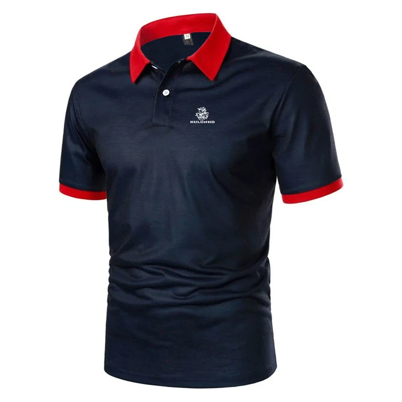 

Fashion Summer Men Personality Printed Polo Shirt