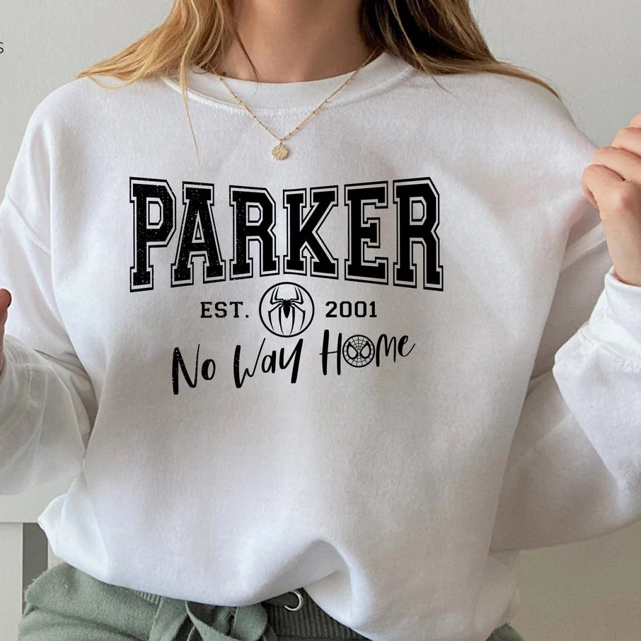 Толстовка No Way Home с супергероями толстовка Parker Est 2001 круглым вырезом в винтажном
