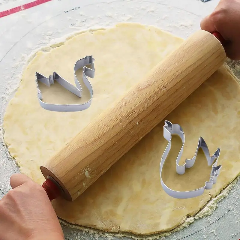 Формочки для печенья детей 2 формы формочек в форме лебедя 3D инструменты выпечки