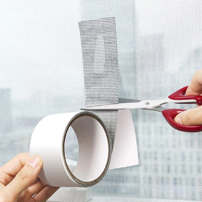 

Window Screen Repair Tape Self-adhesive Net Door Fix Patch Anti-Insect Mosquito Mesh Broken Holes Repair