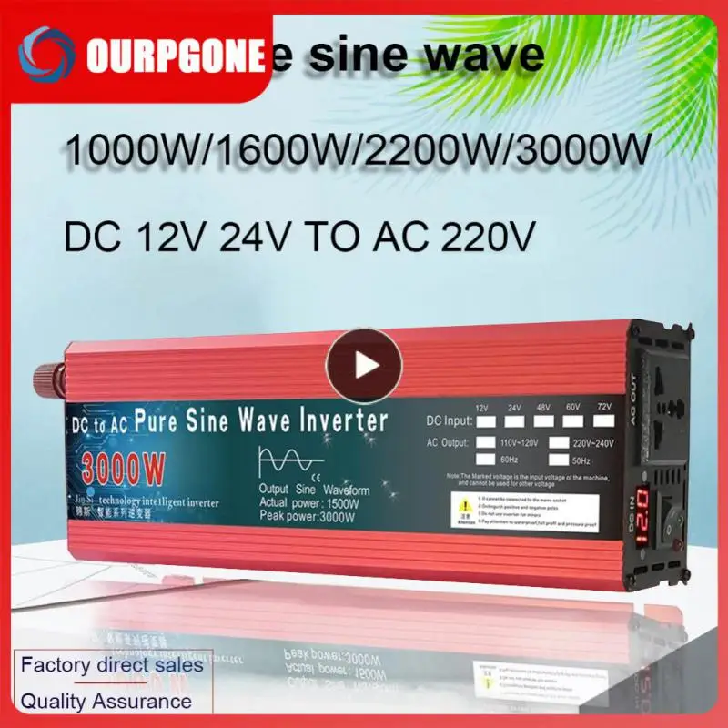 

Car Charger Car Power Inverter Universal Solar Car Inverter Modified Sine Wave Dc 12v To Ac 220v Transformer Portable