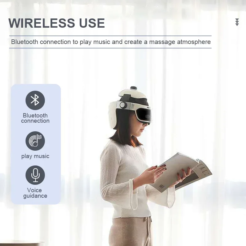 Minter Интеллектуальный массаж глаз Воздушное давление Музыка Вибрационный