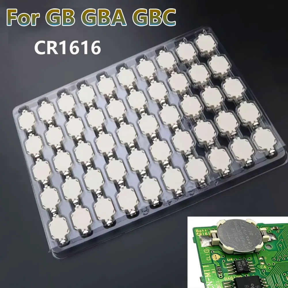 Фото 10-100 шт. cr1616 держатель батареи для Gameboy Gbc GBA GB держатель батареи для игровой карты для Nintendo Gameboy Advance Fine замена №1