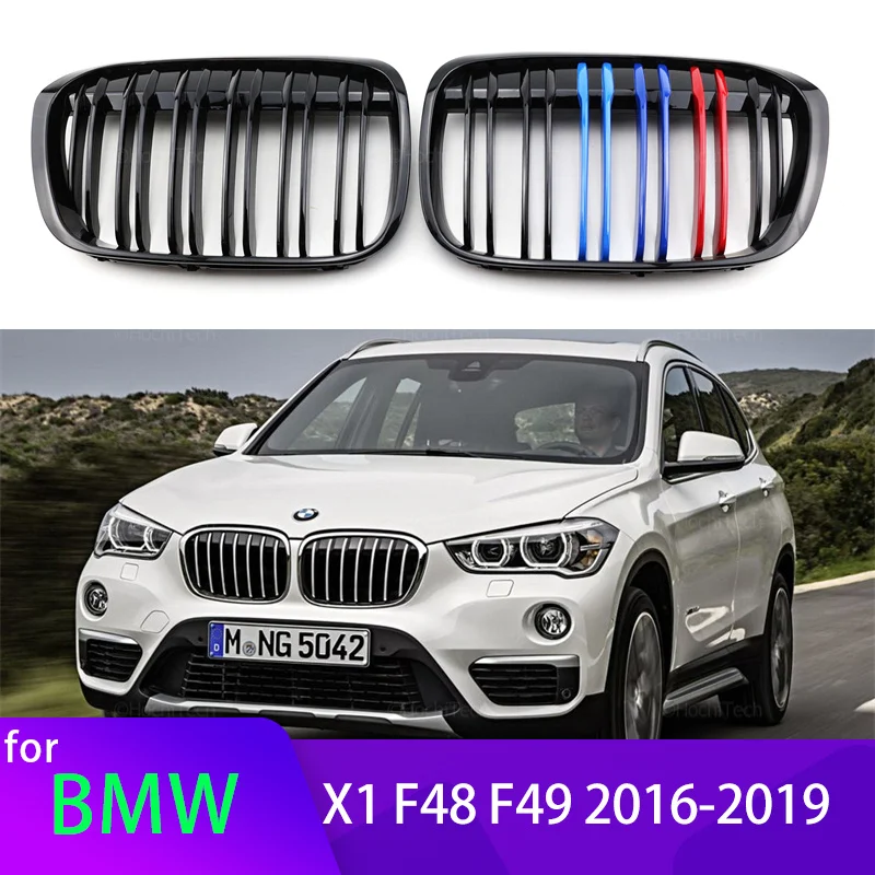 

Решетки для переднего бампера BMW X1 F48 F49 2016-2019, 1 пара