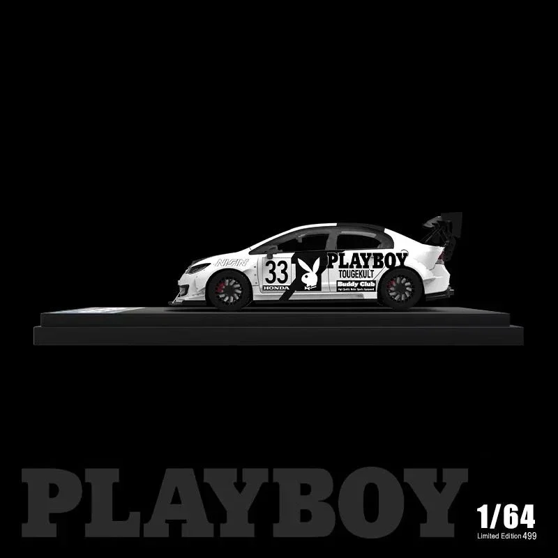 BSC 1:64 Porsche RWB964 GT Модель заднего крыла Honda Civic Type R FD2 из сплава