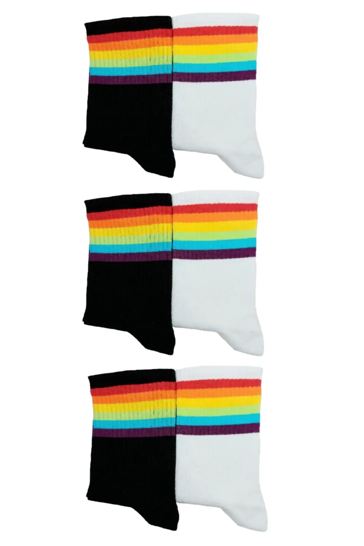 

Черно-белые носки 6 шт.