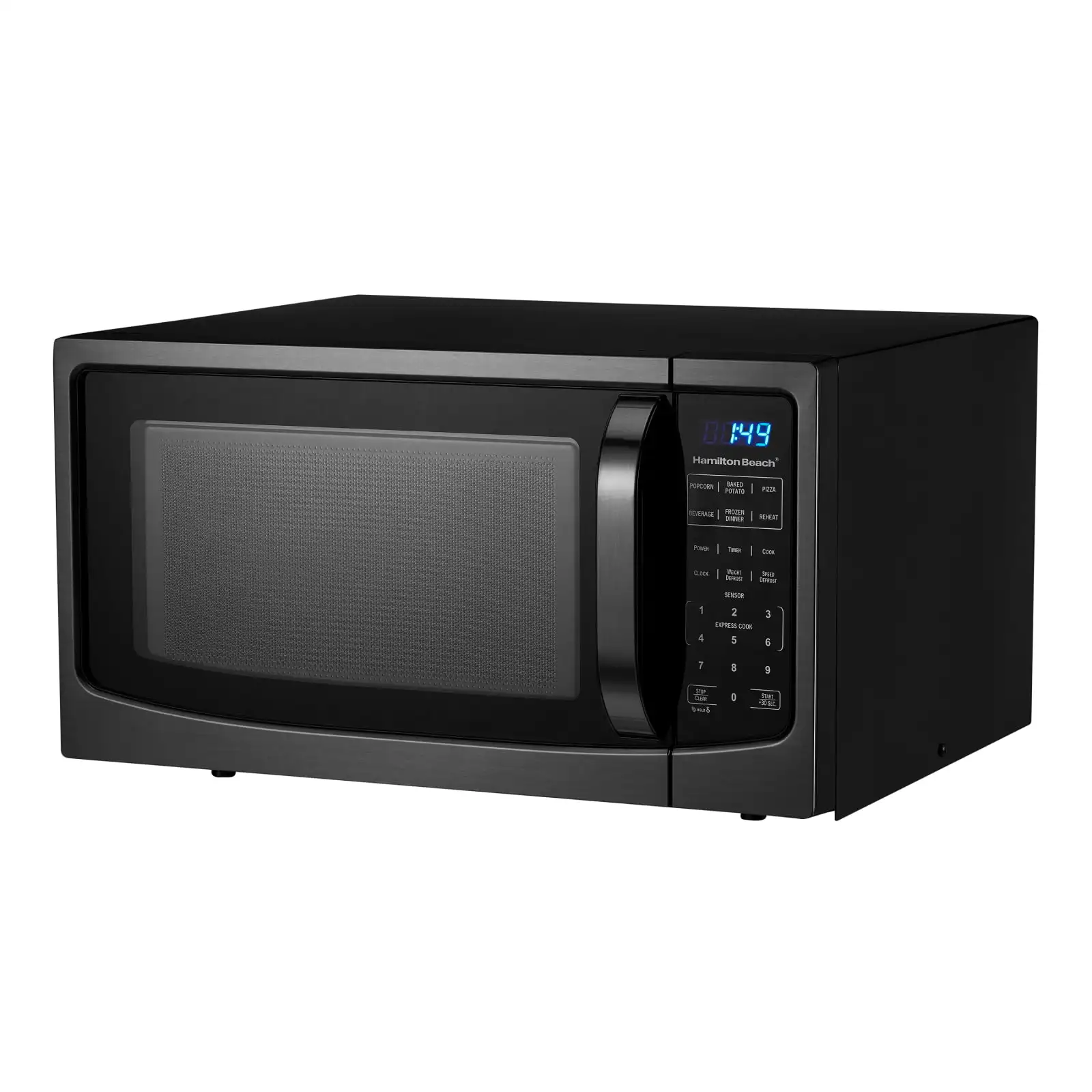 

Electric 1.6 Cu.ft Black Stainless Steel Digital Microwave Oven Free Shipping