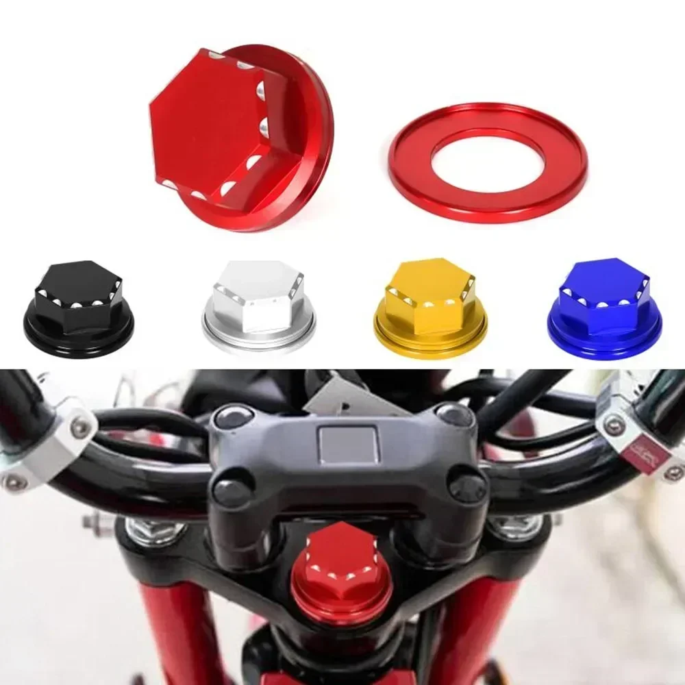 3D CNC шестигранная гайка рулевого стержня крышка шайбы для HONDA MONKEY 125 2018 2019 2020 2021 2022