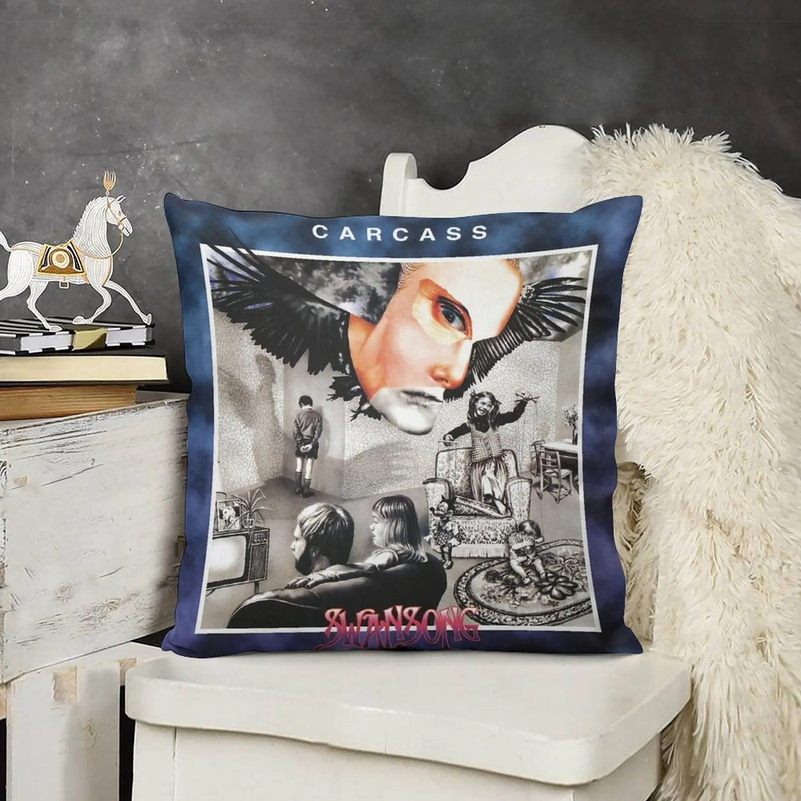 Swansong осенняя наволочка роскошный декоративный чехол для подушки роскошная