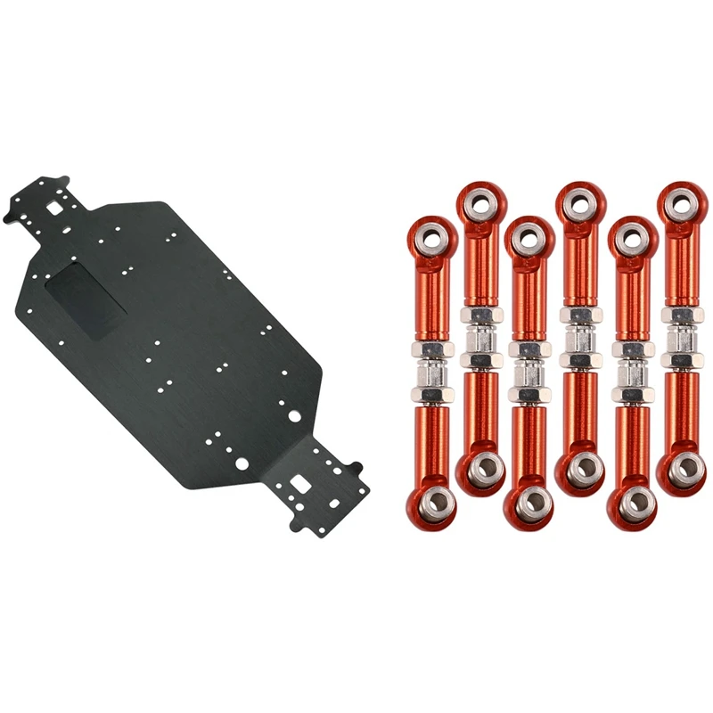 

Металлический стержень 6 шт. для RC Wltoys A949 A959 A969 и 1X для HSP 04001, металлические алюминиевые обновленные детали для 1/10 RC багги XSTR грузовика