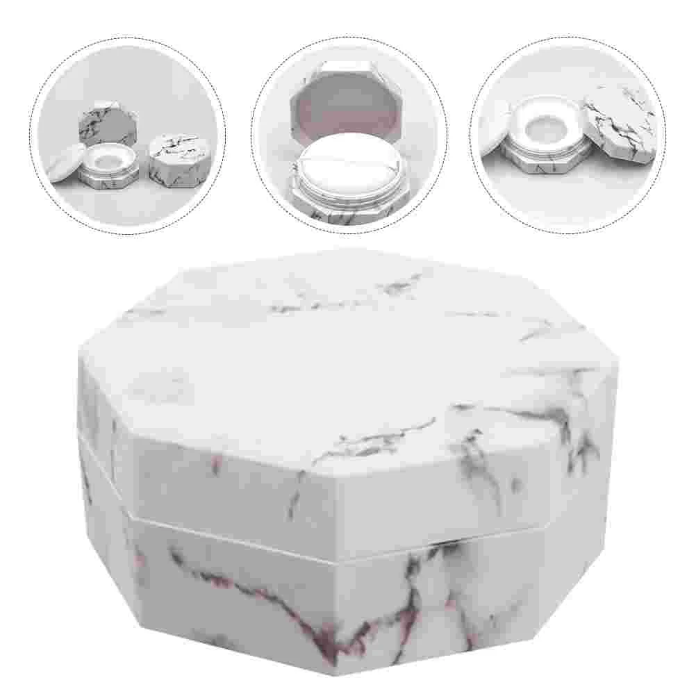 

Case Container Makeup Puff Box Travel Loose Cushion Holder Compact Body Reusable Blush Cans Mirror Containers Boxes Empty Face