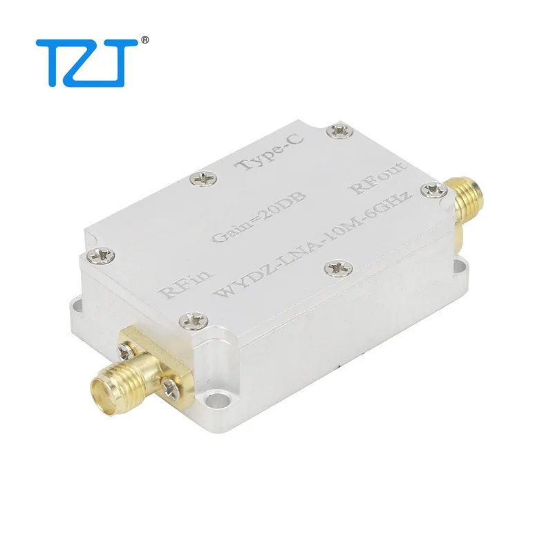 Kup TZT 10M-6GHz Wzmacniacz O Niskim Poziomie Szumów Wzmocnienie 20DB Wysoka Płaskość LNA Sygnał RF Odbiornik Przedni