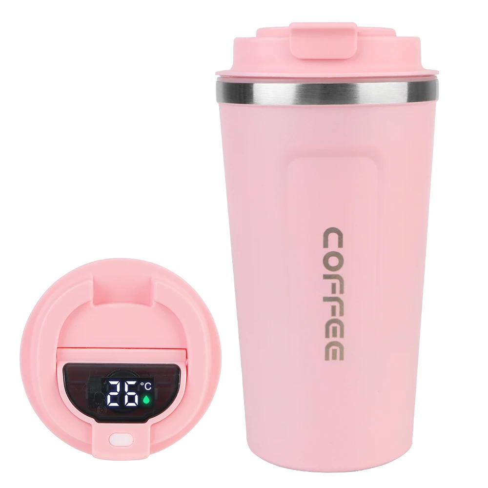 

Термокружка Thermo Cafe 510 мл из нержавеющей стали с дисплеем температуры